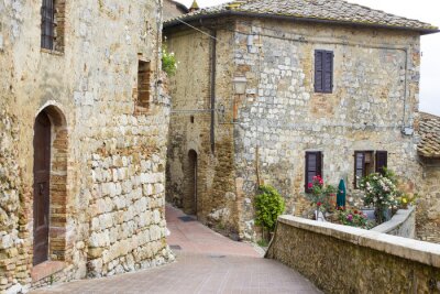 Toskana Gebäude San Gimignano