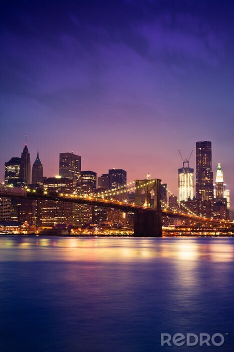 Fototapete Touristenbrücke in New York City
