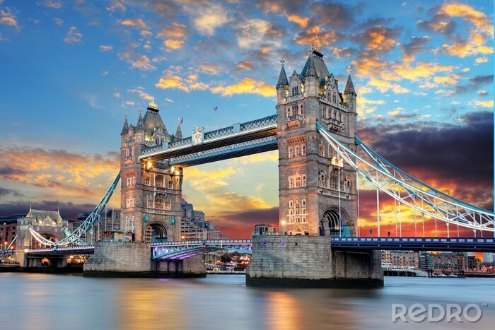 Fototapete Tower Bridge in London, UK