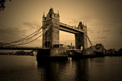 Tower Bridge in Sepia