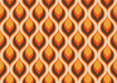 Fototapete Trendige Textur im Retro-Stil