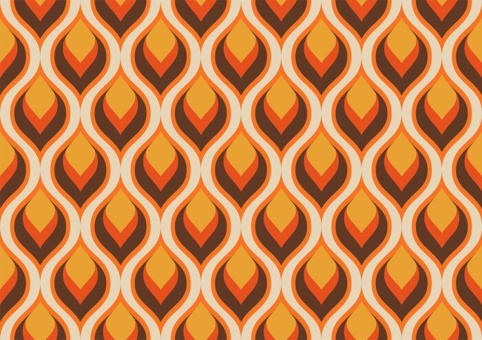 Fototapete Trendige Textur im Retro-Stil