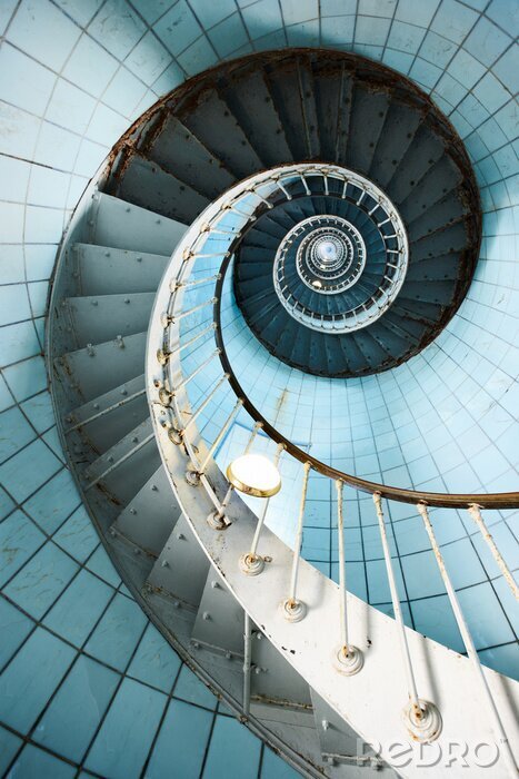 Fototapete Treppen im Glasgebäude
