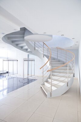 Fototapete Treppen im modernen Haus