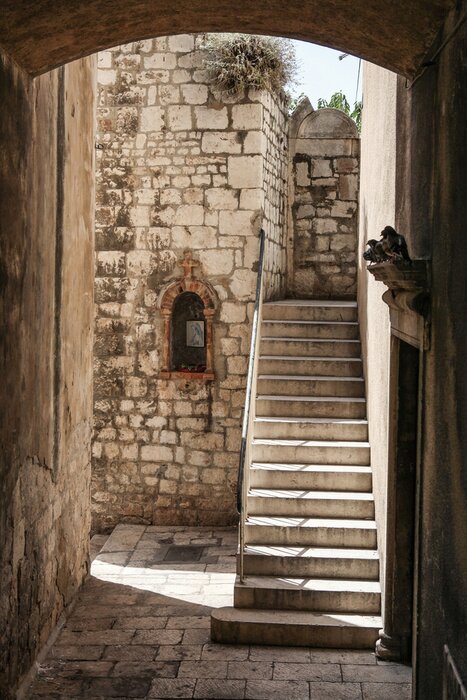 Fototapete Treppen Schloss