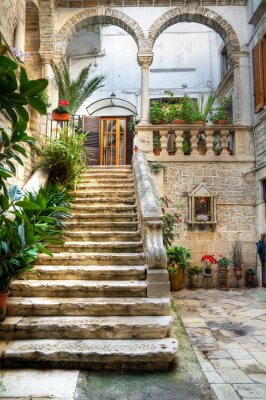 Fototapete Treppen zur Veranda