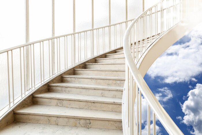 Fototapete Treppenaufgang