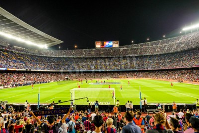 Fototapete Tribüne Camp Nou