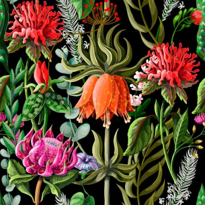 Tropische Paradiesblumen