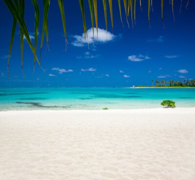 Fototapete Tropische Strandlandschaft auf den Malediven