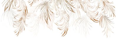 Sticker Tropisches Beige