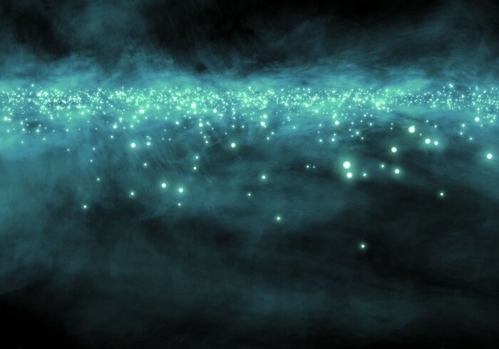 Fototapete Türkise Galaxie