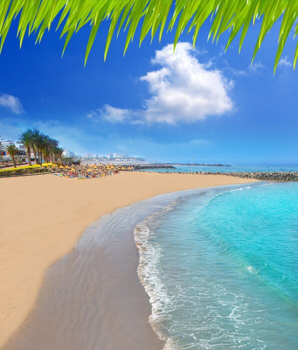 Fototapete Türkisfarbenes Wasser auf Teneriffa