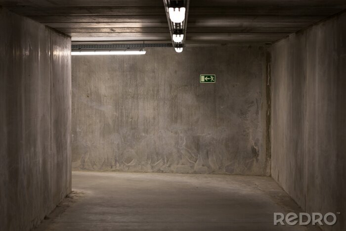 Fototapete Tunnelausgang 3D