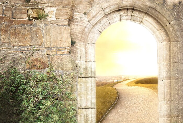 Fototapete Übergang zur neuen Welt