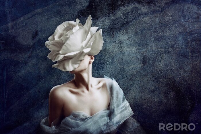 Fototapete Unique künstlerische Abbildung einer Frau