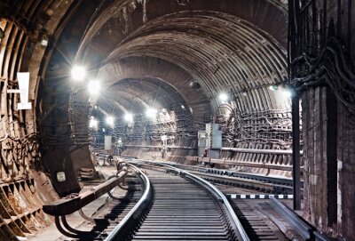 Unterirdischer Tunnel in Kiew