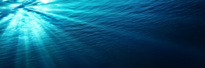 Unterwasser - Blau scheint tief im Meer