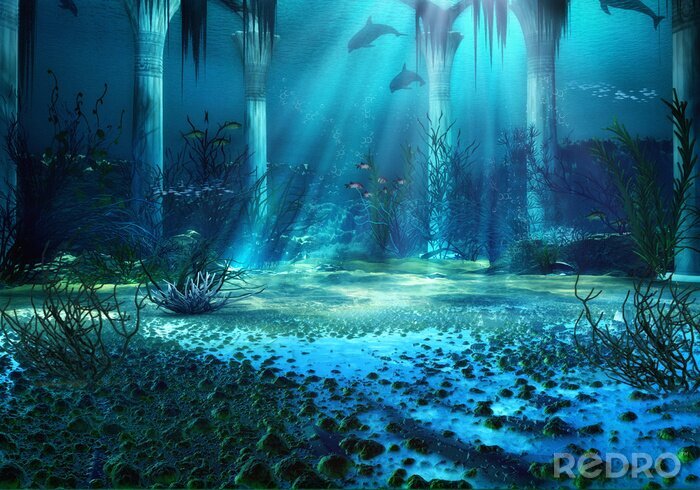 Fototapete Unterwasserwelt Fantasy