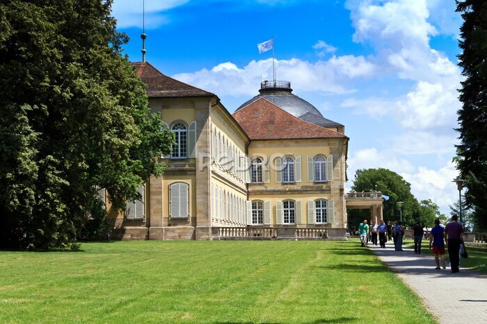 Fototapete Unversität Hohenheim (Schloss) in Stuttgart, Deutschland