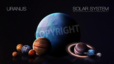 Fototapete Uranus Planet von Sonnensystem