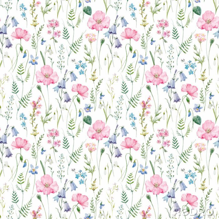 Fototapete Urbanes Muster im skandinavischen Stil