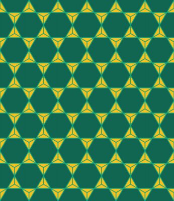Fototapete Vector modern nahtlose bunte geometrische Muster Dreieck Polygon, Farbe grün gelb abstrakten geometrischen Hintergrund, trendy mehrfarbigen Druck, retro Textur, Hipster-Mode-Design