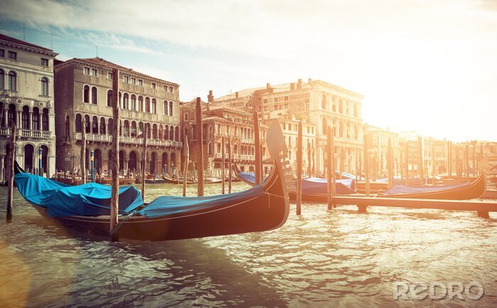 Fototapete Venedig an einem aufgehellten himmel