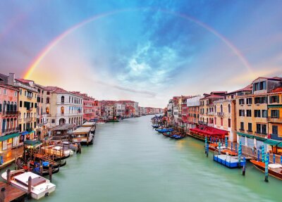 Venedig Blick auf Ponte di Rialto