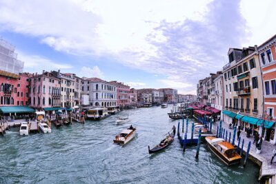 Fototapete Venedig im fish-eye-stil