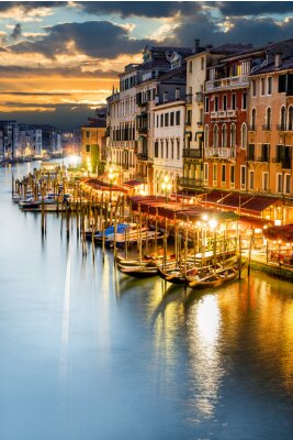 Fototapete Venedig in seinen abendlichen farben