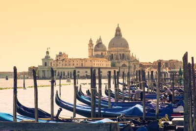 Fototapete Venedig in warmen tönen