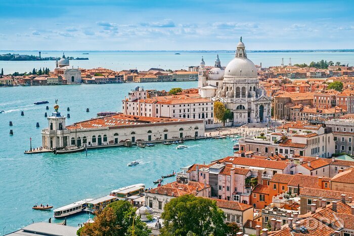 Fototapete Venedig Italien Panorama aus Vogelperspektive