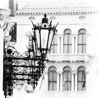 Fototapete Venedig schwarz-weiße