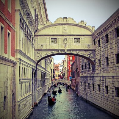 Fototapete Venedig und seufzerbrücke