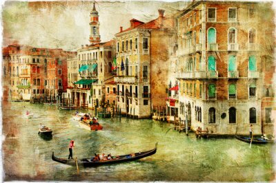 Fototapete Venedig wie gemalt