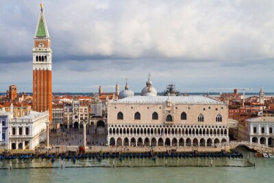 Fototapete Venezianische architektur aus der luft