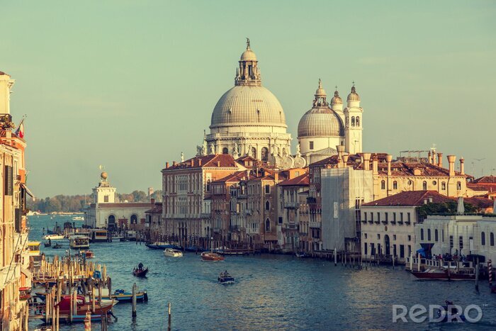 Fototapete Venezianische landschaft mit basilika