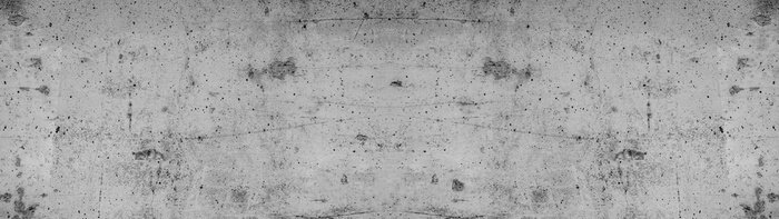 Fototapete Verfallener grauer Beton mit Löchern