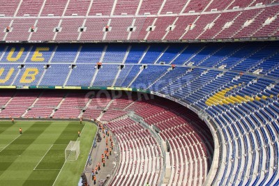 Fototapete Verlassenes Stadion des FC Barcelona