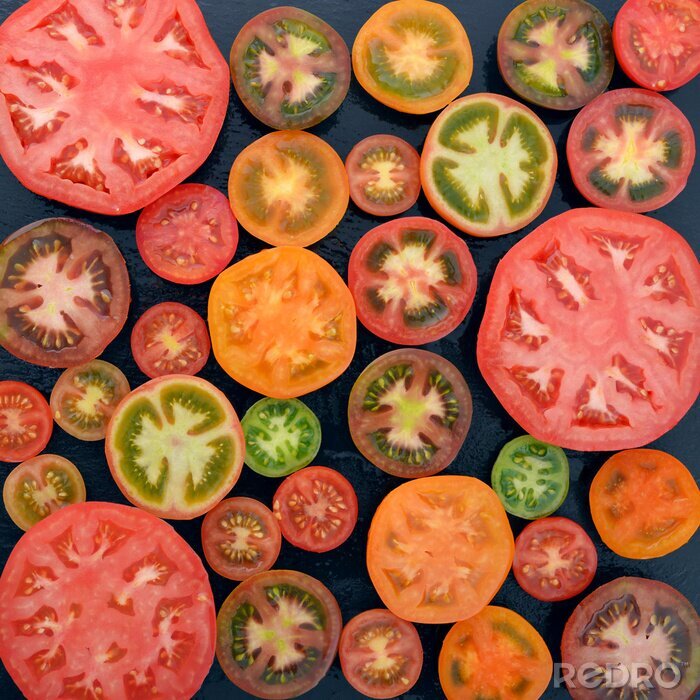 Fototapete Verschiedene Tomatensorten
