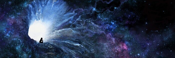 Fototapete Verschluckende Welt Fantasy