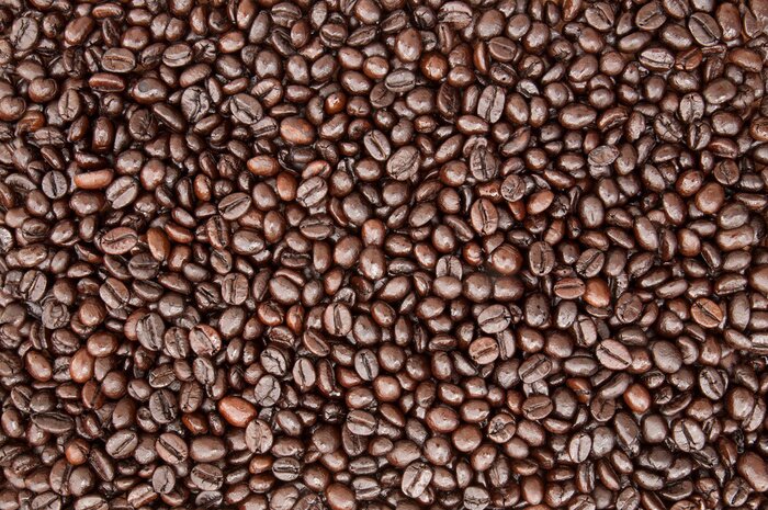 Fototapete Verschütteter Bohnenkaffee 3D