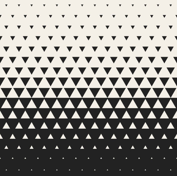 Fototapete Verstreute Dreiecke