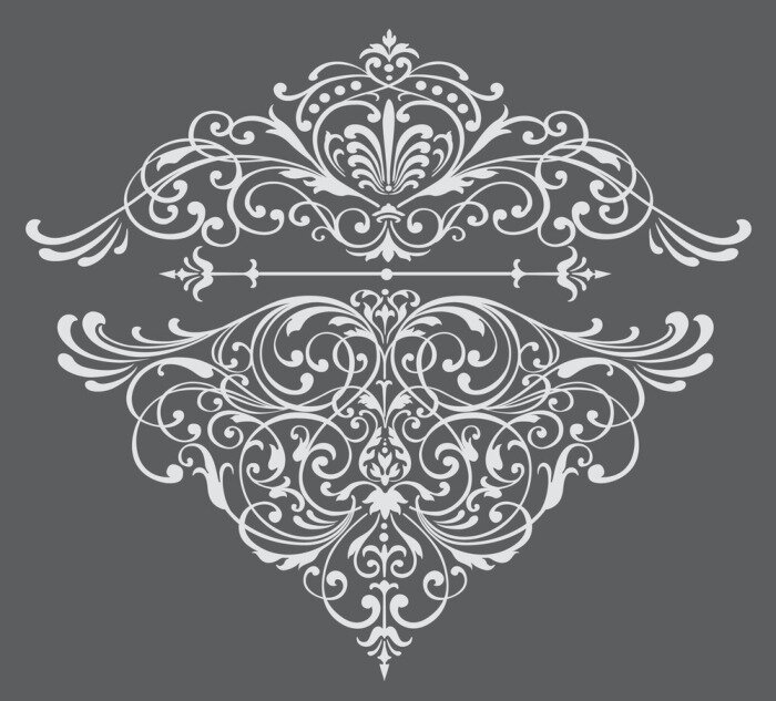 Fototapete Verziert Grenze