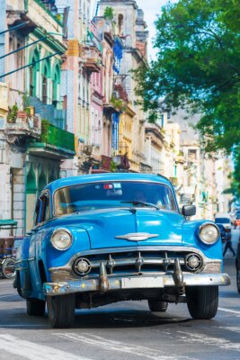 Fototapete Vintage Auto auf Kuba