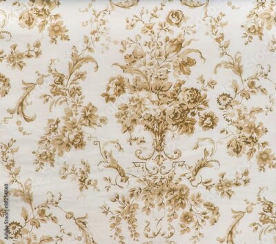 Fototapete Vintage-Blumenornament