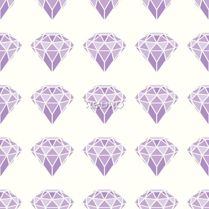 Fototapete Violette Diamanten