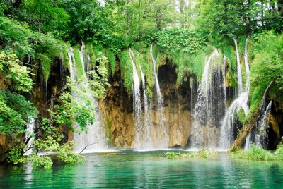 Fototapete Wasserfälle in Kroatien