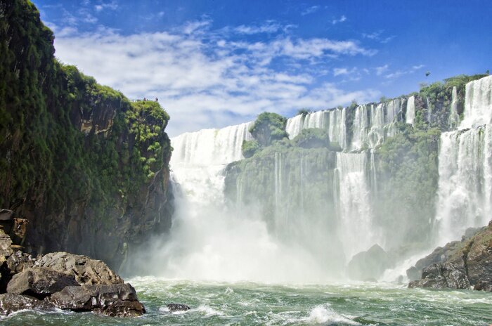 Fototapete Wasserfall 3D